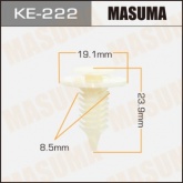 Клипса пластиковая Masuma