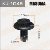 Клипса пластиковая Masuma