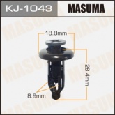 Клипса пластиковая Masuma