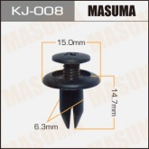 Клипса пластиковая Masuma