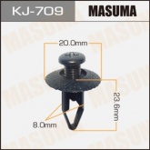 Клипса пластиковая Masuma